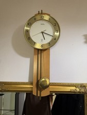 AMS  Funkpendluhr- 5266/18 Moderne Wanduhr mi...