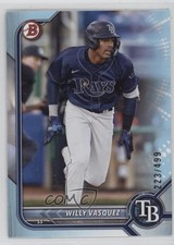 2022 Bowman Draft Sky Blue 223/499 Willy Vasquez #BD-40 14tz