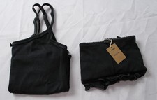 Skims Women's Pointelle Cami Sleep Set BM7 Soot Medium NWT