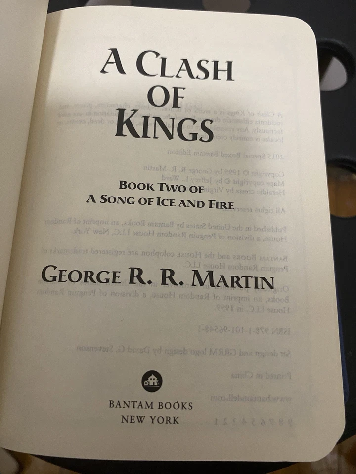 A Feast for Crows & A Clash of Kings - G R.R.M Leather Bound Collector’s Edition Foto 4 de 4