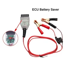 Universal Car Battery Replacement Tool Computer ECU Power-Off Memory Saver Clip