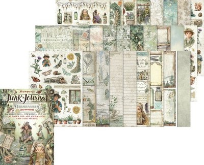 Stamperia Junk Journal Herbarium Silvae 21 x 29.7 cm Vintage Notizbuch Scrapbook