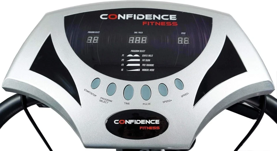 Máquina de fitness con vibración Confidence Fitness NHCFV-2000 - negra Foto 3 de 3