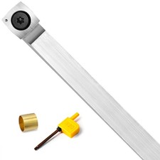 10 Inches Wood Turning Tools Carbide Tipped Lathe Chisel Rougher Tool Bar With 1