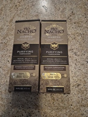 Lot 2 Tio Nacho Purifying Intense Purification  Madre Royal Jelly Shampoo 415ML