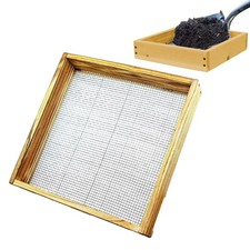 Garden Sieve Wooden Large Riddle Riddler Soil Sifter Mesh Gardening Tools