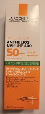 La Roche-Posay Anthelios Uv-Mune 400 Oilcontrol Gel-Creme SPF50+ - 50 ml  NEU