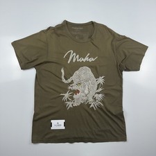 Maharishi White Tiger Tshirt Khaki Size XXL Rrp £180