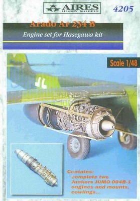 ARS4205 1:48 Aires Arado Ar234B Ar 234B Engine Set #4205