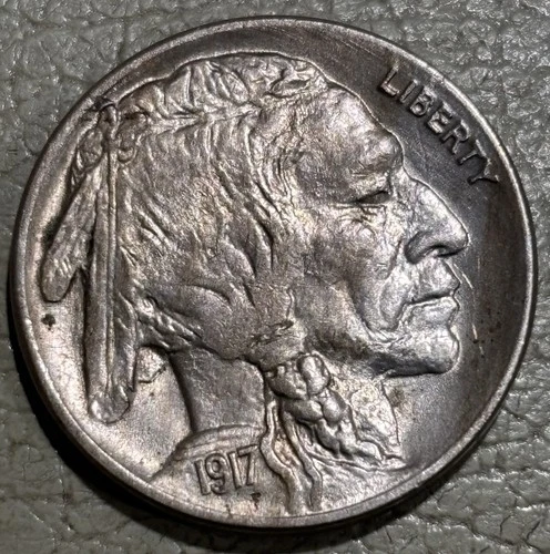 1917 Buffalo Nickel, nice original UNC condition coin no issues, Some luster