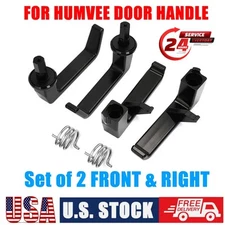Left & Right  Aluminum For Military Humvee M998 Canvas Soft Door Door Handle Kit