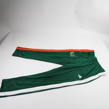  Miami Hurricanes adidas Athletic Pants Women's Green Used Multiple Sizes