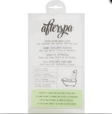 AfterSpa, Exfoliating Wash Cloth, 1 Cloth