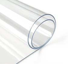 1.5mm Clear Desk Cover Protector, 14 24 Inch Clear Desk Cover, Rectangular Vinyl