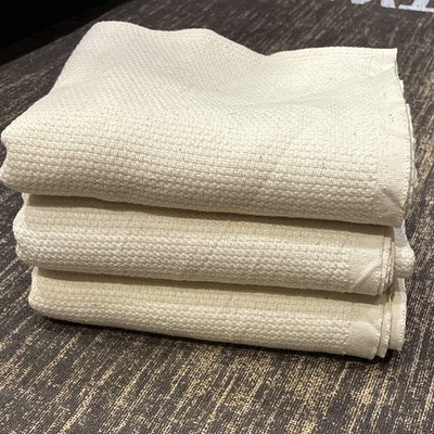 Turkish Cotton Bath Towels 68 x 36 Soft White Spa Towels
