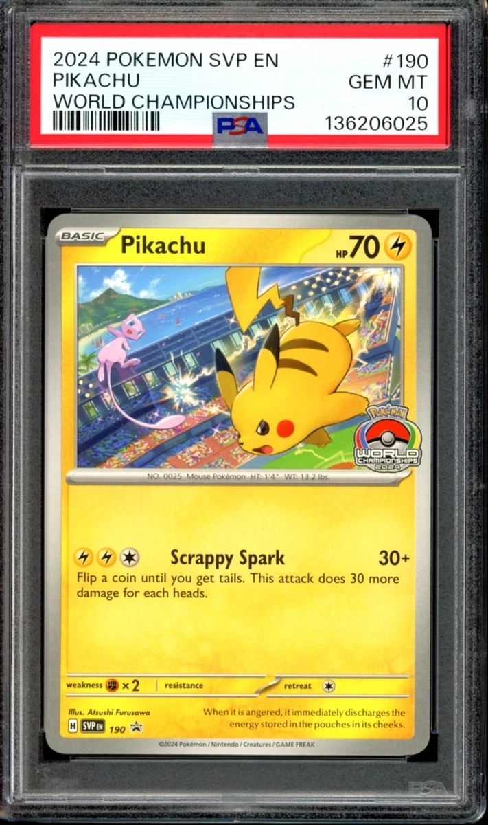 Pikachu Pokémon TCG Professional Sports Authenticator (PSA) Grade