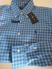 POLO RALPH LAUREN MENS SIZE SMALL CLASSIC FIT WICKING LONG SLEEVE SHIRT NWT