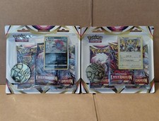 Pokémon SW&SH Lost Origin 3 Pack Blister ART SET of 2 Factory Sealed English