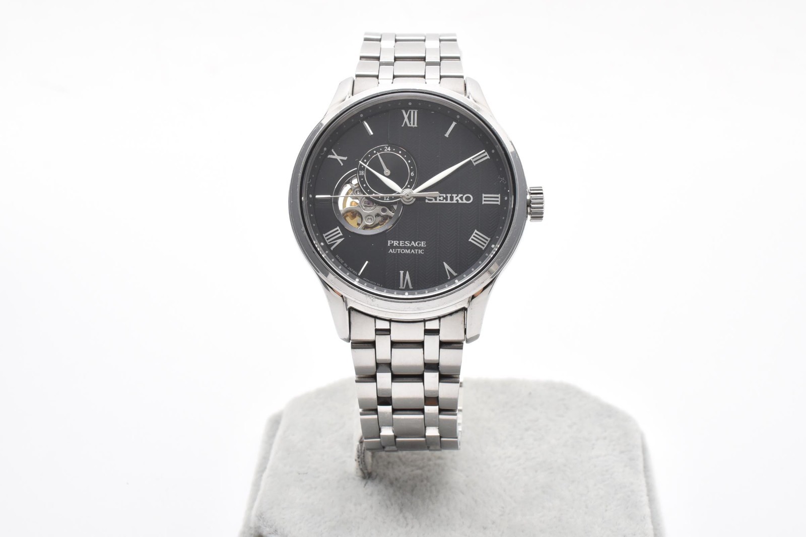 N MINT /Box & Papers SEIKO Presage SARY093 4R39-00W0 Black Men's Watch Japan image 6