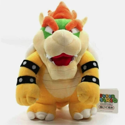 10" Super Mario Bros Bowser Koopa Plush Soft Toys Stuffed Animal Doll Xmas Gifts
