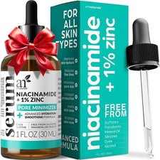 Niacinamide Serum for Pore Minimizing Skin Texture Acne Control 1 Fl Oz