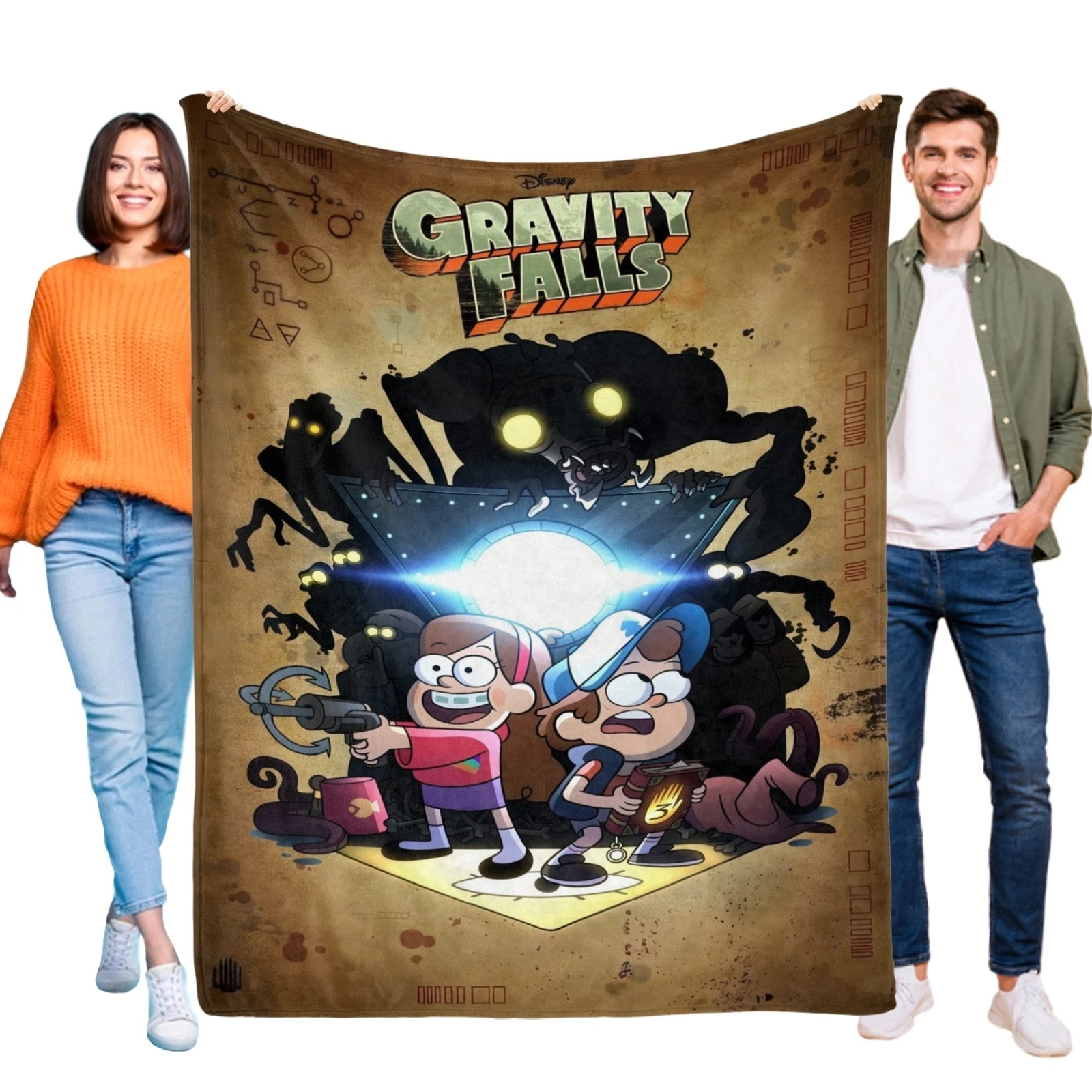 Gravity Falls Flannel Blanket Soft Bed Sofa Throw Blanket for Kids
