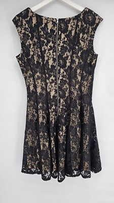 gabby skye black lace dress GABBY SKYE Black Lace Size 12 MIDI Dress