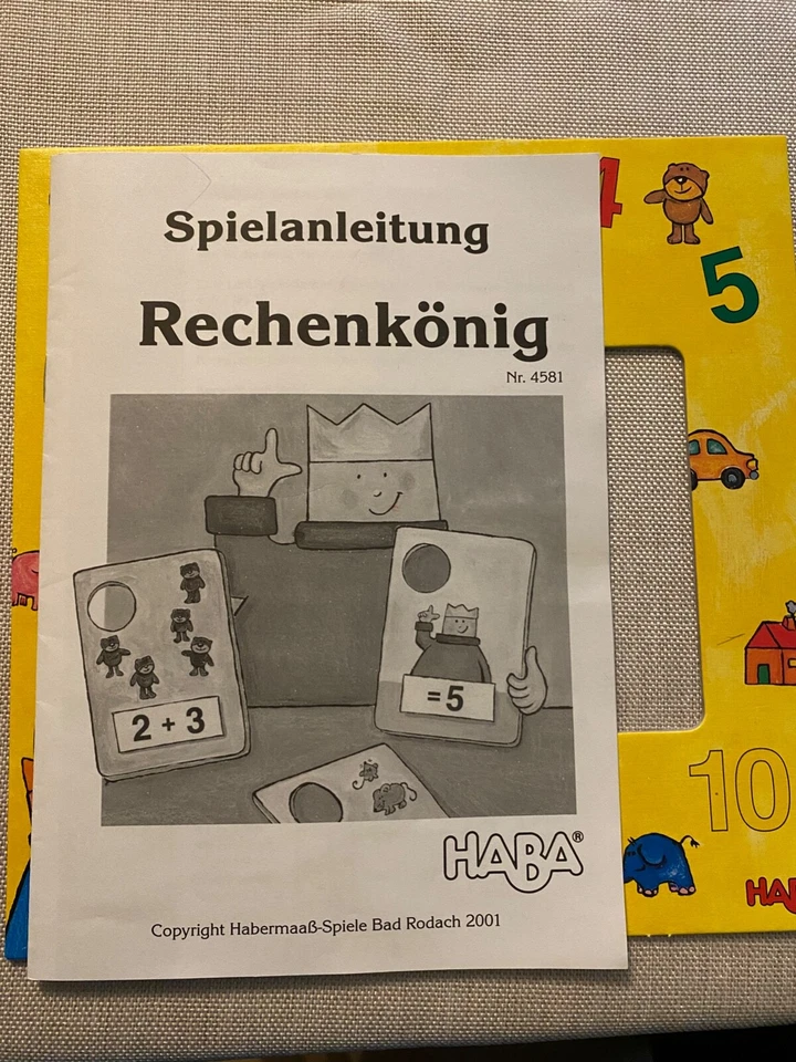 HABA Rechenkönig, Lern Spiel, ab 6 Jahre Gesellschaftsspiel Brettspiel Spiel - Bild 3 von 3