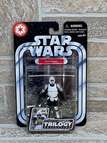Star Wars Original Trilogy Collection Scout Trooper 3.75" Action Figure 2004 NEW
