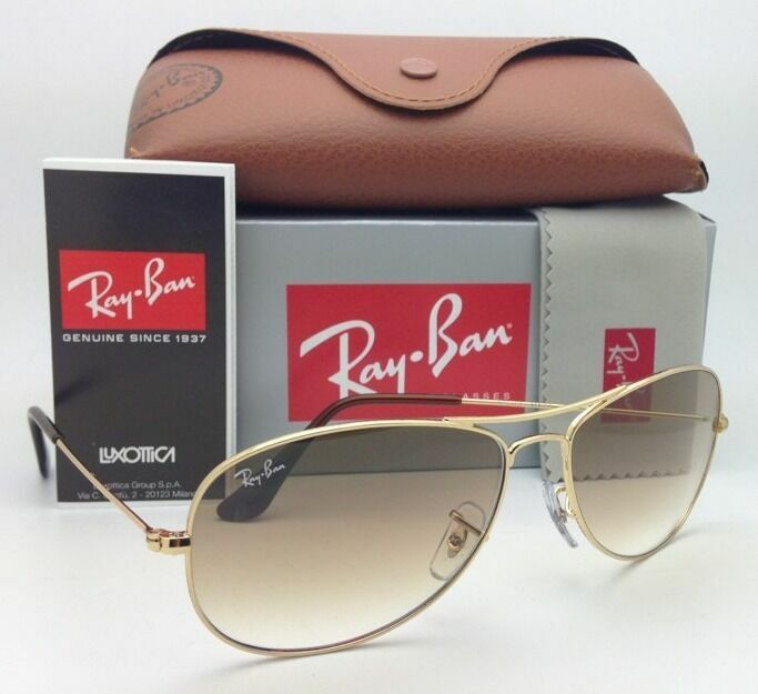 New Ray-Ban Sunglasses RB 3362 COCKPIT 001/51 59-14 Arista Gold w