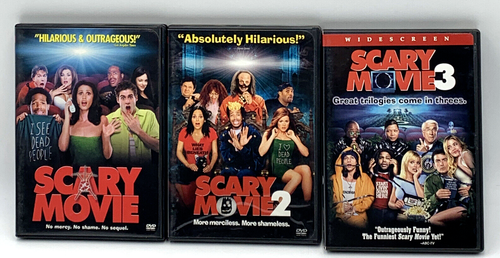 Scary Movie DVD Lot 1, 2, 3 Horror Humor Comedy Trio