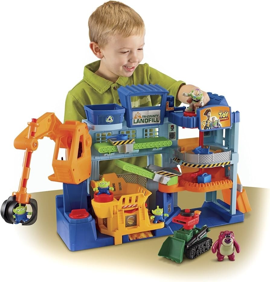 Imaginext Toy Story 3 Tri County Landfill Playset Disney Pixar Fisher