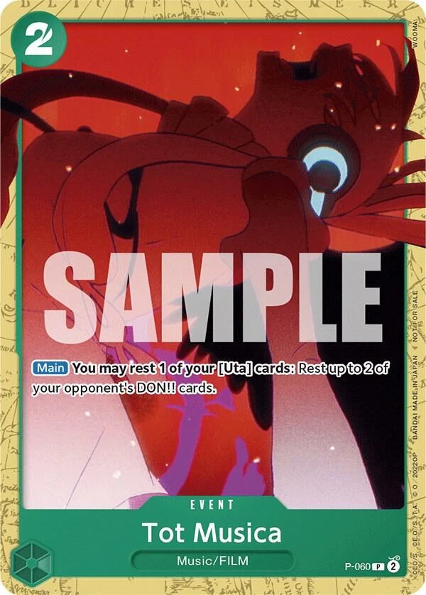 Tot Musica P-060 One Piece Promotion Cards for sale | eBay