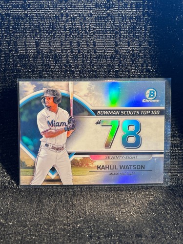 2023 Topps Bowman Chrom Scouts Top 100 Einsatz komplett Ihr Set Sie wählen Karte - Bild 75 von 97