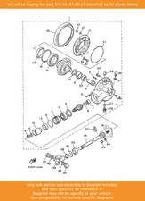 YAMAHA Shim, Stopper (t=0.15), 1FK-46157-00-15 OEM FJR1300 VMAX12 VMX12 VMX1200