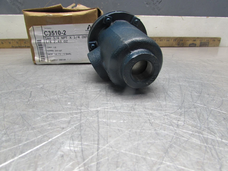 Armstrong C3510-2 ,Air Vent Free Floating Lever, 3/4", 1/8" ORIFACE, NIB! OFFERS - Image 4 of 4