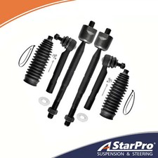 New 6pc Front Inner and Outer Tie Rod End Kit for Lexus RX330 Toyota Highlander