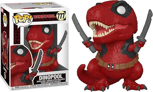 Funko Pop! Marvel: Deadpool 30th - Dinopool Vinyl Figure Bobble Head with case