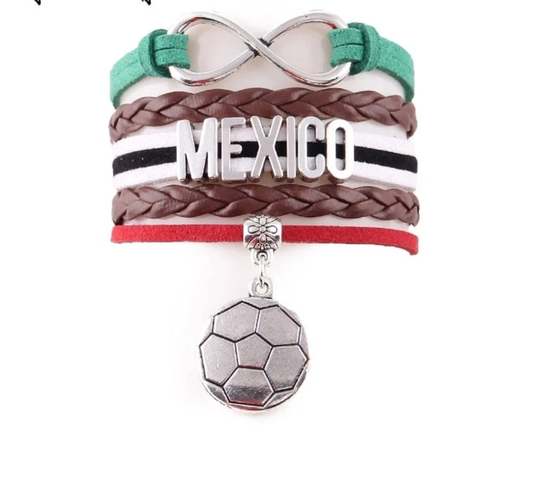 Pulseras De Fútbol Para Niños - Brazalete Ajustable Con Dijes, Brillo Nocturno, Ideal Para Regalo Deportivo