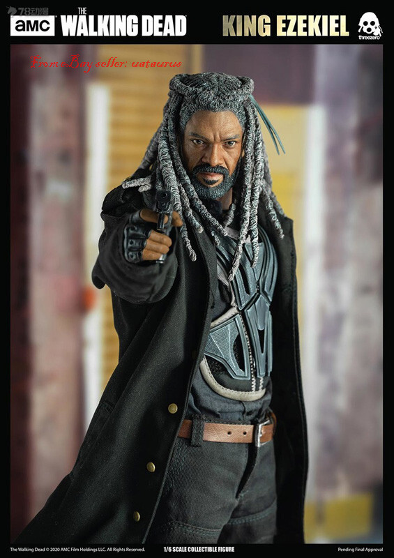 Perfect Threezero 1/6 The Walking Dead – King Ezekiel In Stock New