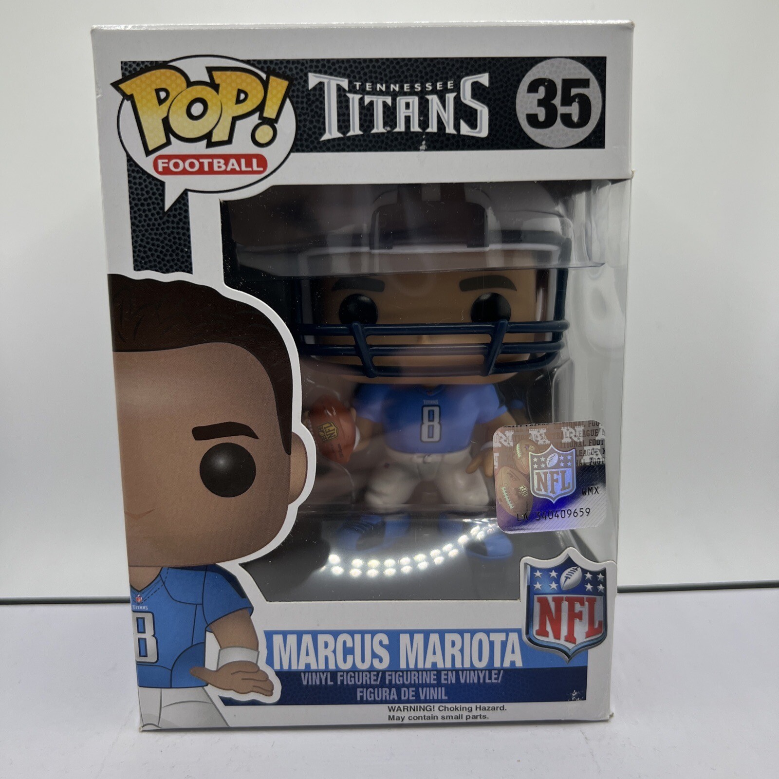 Funko Pop! Football Nfl Tennessee Titans Marcus Mariota #35 Vinyl Figure In Box