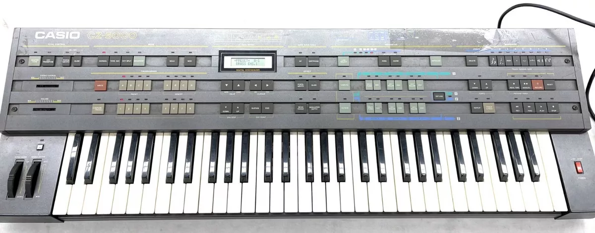 Casio CZ-5000 Phase Distortion Digital Synth Vintage Keyboard **NO  SHIPPING**