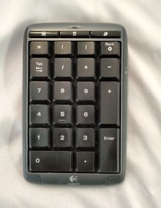 美品] Logicool Wireless Number Pad N305 Logitech Cordless Number