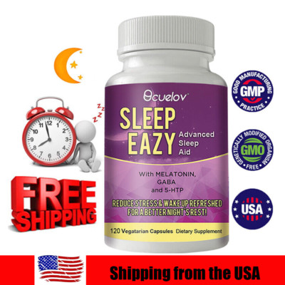 Advanced Sleep Aid - Reduce Stress, Fall Asleep Faster, Last Longer 120 Caps