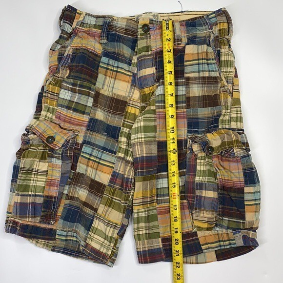 American Eagle Longer Length Patchwork Shorts Siz… - image 2