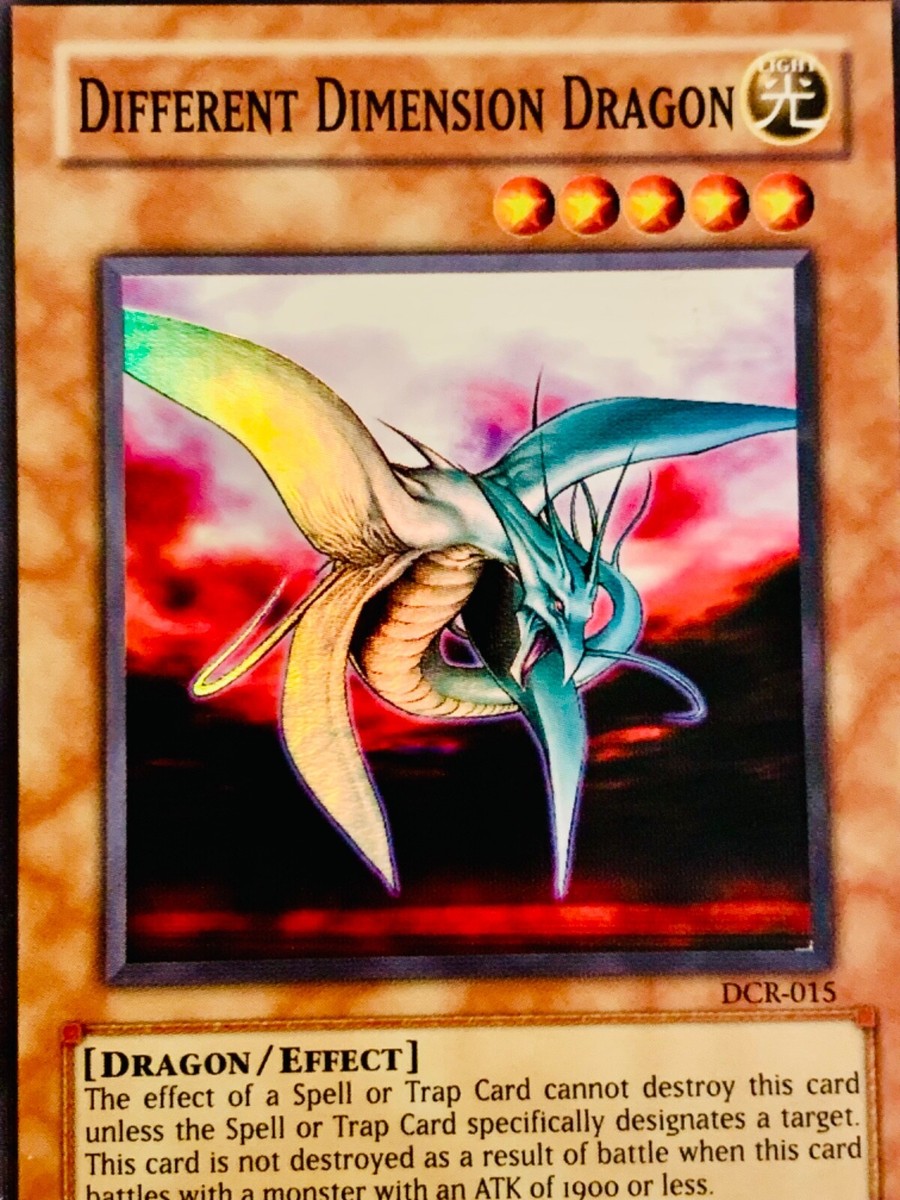 Yugioh TCG Different Dimension Dragon DCR-015 Unlimited Super Rare LP