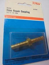 TRW Service Line Barbed Hose Repair Coupling for 1/4'' Hose - Made in USA