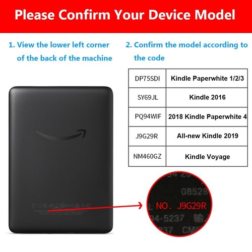 Protective Shell Smart Case Cover For Kindle Paperwhite 1/2/3/4 10th Gen 2018 - Picture 2 of 15