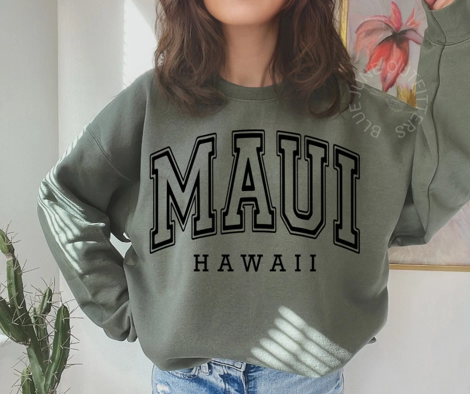 Maui Hawaii Crewneck Sweatshirt