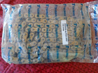 TSUBAKI Alpha Series 525 Sealed TX4-Ring Gold Chain 110 Links | eBay